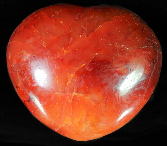 Colorful Carnelian Agate Heart #63063